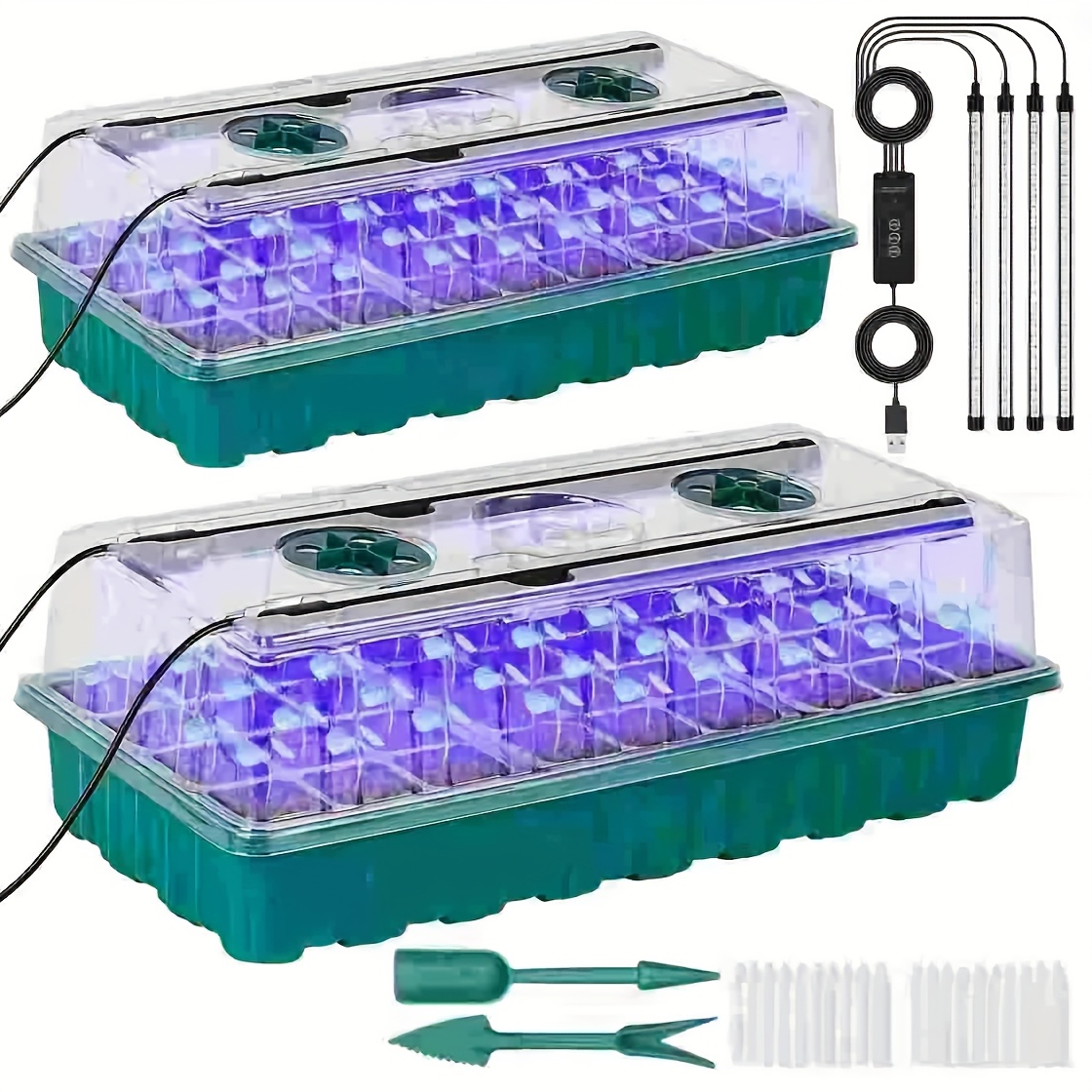Baki Semai 72 Sel dengan Lampu - Humidity Dome Kit ulasan dan harga